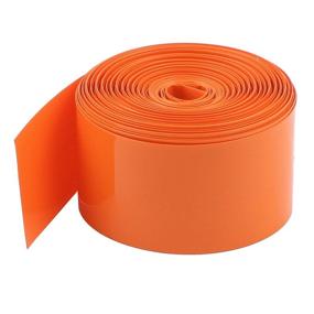 img 2 attached to 🔸 Uxcell Shrink Tubing Battery Orange: Premium Protection for Electronics and Battery Wiring