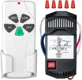 img 4 attached to 🔧 Ceiling Fan Remote Control Kit with Light Dimmer and 3 Speeds, Receiver FAN28R - Replacement for Hampton Bay, Harbour Breeze, Hunter, Litex - Replace 2AAZPFAN-53T KUJCE9103 UC7030T FAN-11T FAN-53T Kit