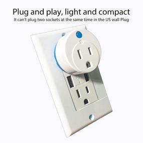 img 4 attached to NEO Z-Wave Plus Smart Mini Power Plug with Energy Monitor - Z Wave Outlet for Home Automation, Compatible with Wink, SmartThings, Vera & more - Blue (2 Pack)