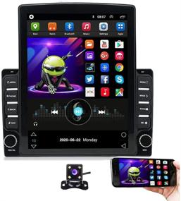 Hikity Autoradio Car Stereo Double Din 7 Inch HD Touch Screen Radio  Bluetooth FM with USB/AUX-in/RCA/Rear View Camera Input Support Mirror Link  D-Play for Android iOS Phone + Backup Camera & Remote