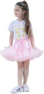 👑 kephy princess pleated birthday pettiskirt: stylish girls' clothing at its best logo