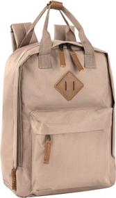 img 4 attached to Everyday 🎒 Rucksack Blocks Canvas Backpack