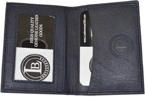 img 2 attached to Leatherboss Small Credit Holder Wallet Men's Accessories for Wallets, Card Cases & Money Organizers