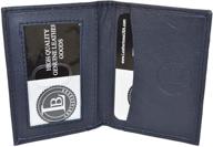 leatherboss small credit holder wallet men's accessories for wallets, card cases & money organizers logo