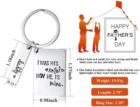 img 2 attached to CERSLIMO Message Engraved Keychain Daughter