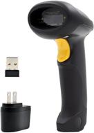 📟 teemi wireless barcode scanner: 1d laser rechargeable handheld reader for pc/mac/linux, plug and play (no stand) logo