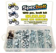 🔩 высококачественный набор болтов specbolt suzuki drz dr four stroke из 120 шт. для обслуживания и восстановления drz400 - оригинальные крепежные элементы для dr-z dr 70 100 110 125 200 250 350 400 650 drz sm логотип