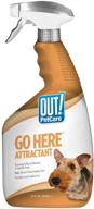 🐾 out! petcare go here attractant indoor & outdoor training spray - house-training aid for puppies & dogs, 32 oz logo