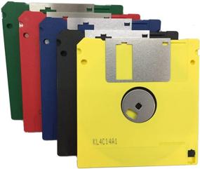 img 1 attached to 🌈 Pack of 10 Assorted Rainbow Colored Unformatted 3.5" DD2 720KB Floppy Disks Diskettes