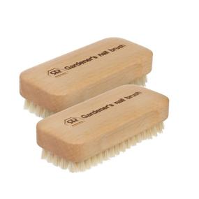 img 4 attached to 🌿 Redecker Beechwood Gardener's Nail Brush Set: Hard Plant Fiber Bristles, 2-Pack, 4-Inches for Effective Cleaning