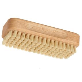 img 2 attached to 🌿 Redecker Beechwood Gardener's Nail Brush Set: Hard Plant Fiber Bristles, 2-Pack, 4-Inches for Effective Cleaning