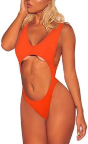 img 3 attached to 👙 Viottis Bandage Monokini Swimsuit - Women's Swimwear and Cover-up Clothes