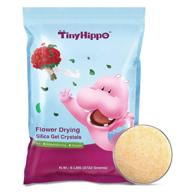 🔮 revolutionize with tinyhippo silica reusable crystals indicating logo