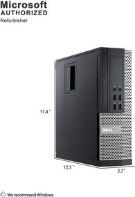 img 1 attached to 💻 DELL Optiplex 9020 SFF i7-4790, 16GB RAM, 480GB SSD, Win 10 Pro – High Performance Desktop PC