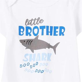 img 1 attached to 👕 Aslaylme Big Boys' Blue Matching Outfits T Shirts: Tops, Tees & Shirts Collection