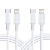 amoner usb c к кабелю lightning: быстрая зарядка 20w 2pack - mfi ⚡️ certified для iphone 13/12 series - кабель lightning для usb-c, совместимый с iphone11/xs max логотип