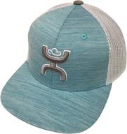 hooey adjustable snapback trucker turquoise logo