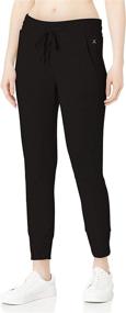 img 2 attached to Danskin Women's Comfortable Soft Touch Jogger Pants