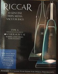 img 1 attached to 👜 Riccar HEPA Filtration Bags: Compatible with Vibrance, R-Series, 2000-Series & more! (Part # RAH-6)