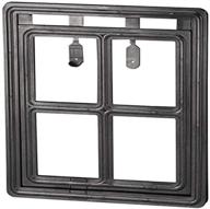 🐾 black pet screen door, 12x16, saint-gobain adfors fcs6600-a логотип