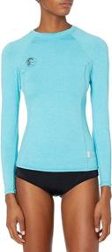 img 4 attached to ONEILL Womens Hybrid Rash Guard Women's Clothing