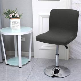 img 3 attached to 🪑 WOMACO Printed Barstool Slipcover Protector: Stylish and Practical Furniture Guard