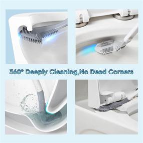 img 3 attached to Silicone Wall Mounted Automatic Bathroom Cleaning Household Supplies