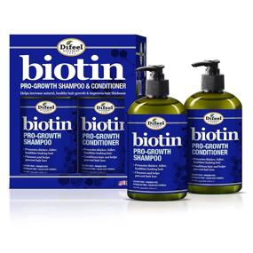 img 4 attached to 🧴 Difeel Pro-Growth Biotin Shampoo & Conditioner: Thinning Hair Treatment Gift Set