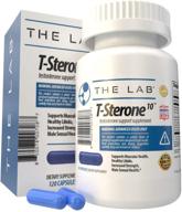💪 t-sterone10: ultimate testosterone enhancer for men, boost male strength & vigor, powerful estrogen blocker, natural multivitamin supplement, 120 capsules, made in the usa logo