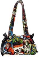 👹 spooky style: hemet horror movie hollywood monsters purse unleashed! logo