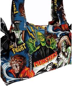 img 3 attached to 👹 Spooky Style: Hemet Horror Movie Hollywood Monsters Purse Unleashed!