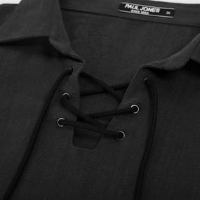 img 1 attached to Scottish Jacobite Ghillie Collar Men's Clothing with Silky Texture for Shirts