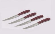 🔥 history - forged in fire - premium stainless steel 4 piece steak knife set logo