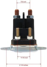 img 3 attached to 🔌 High-Quality Toro Starter Solenoid: 884-1221-210-02, 892-1221-210, 894-1221-210, 94285 - 12 Volt