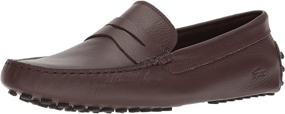 img 4 attached to 👞 Lacoste Concours Men's Leather Loafers & Slip-Ons: Stylish and Comfortable Medium Shoes