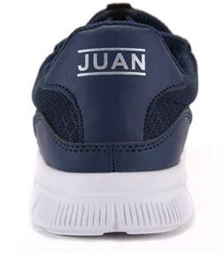img 2 attached to JUAN Breathable Sneakers Athletic Lightweight Men's Shoes