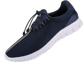 img 4 attached to JUAN Breathable Sneakers Athletic Lightweight Men's Shoes