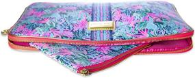 img 1 attached to Lilly Pulitzer Soft Padded Tech Sleeve: Stylish Laptop Case with Zip Pouch for Accessories (up to 15 Inch), Reintroducing the Mermaid Trend