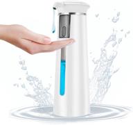 🧼 2021 new automatic soap dispenser - upgraded non-drip, touch-free, motion sensor, battery operated - 12oz/ 350ml capacity for all liquids logo