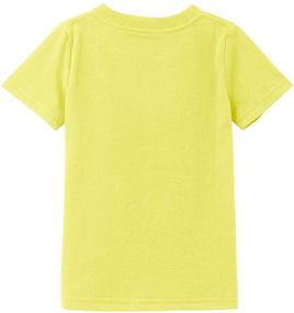 img 1 attached to 👶 A&amp;J DESIGN Baby &amp; Toddler Heavyweight Cotton Short Sleeve T-Shirts: Comfortable and Stylish Choices for Your Little Ones