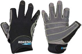 img 1 attached to Ronstan Sticky Glove Finger Black