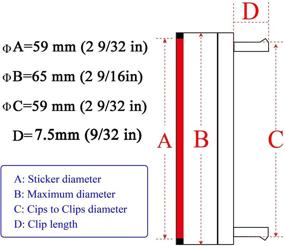 img 2 attached to Серебряные колпачки центра колеса 65 мм