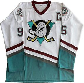 img 3 attached to Charlie Conway #96 Adam Banks #99 Ducks Movie Ice Hockey Jersey 90S Hip Hop Adult Clothing - Perfect for Party Enthusiasts!