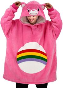 img 2 attached to Stay Cozy with vavalad Pink Bear Wearable Blanket Sweatshirt - Perfect TV-Blanket for Cosplay and All-Day Comfort for Men, Women, and Teens (One Size Fits All)