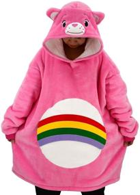 img 1 attached to Stay Cozy with vavalad Pink Bear Wearable Blanket Sweatshirt - Perfect TV-Blanket for Cosplay and All-Day Comfort for Men, Women, and Teens (One Size Fits All)