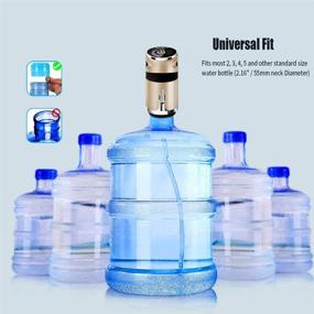 img 3 attached to 🚰 Feeliy Electric Water Bottle Dispenser: USB-Charging, Child Lock, 5 Gallon Bottle Compatible