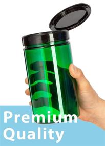 img 1 attached to Green Plastic Refillable Free Black