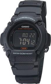 img 3 attached to ⌚ Женские кварцевые часы Casio для фитнеса с резиновым ремешком.