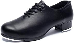 img 1 attached to 🕴️ Classic Black Mens Oxford Dance Shoes: Elegant and Comfortable