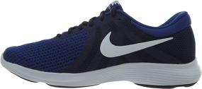 img 2 attached to Nike Men's Revolution 4 Running Shoe: Midnight Navy/White/Deep Royal - Size 11, Regular US